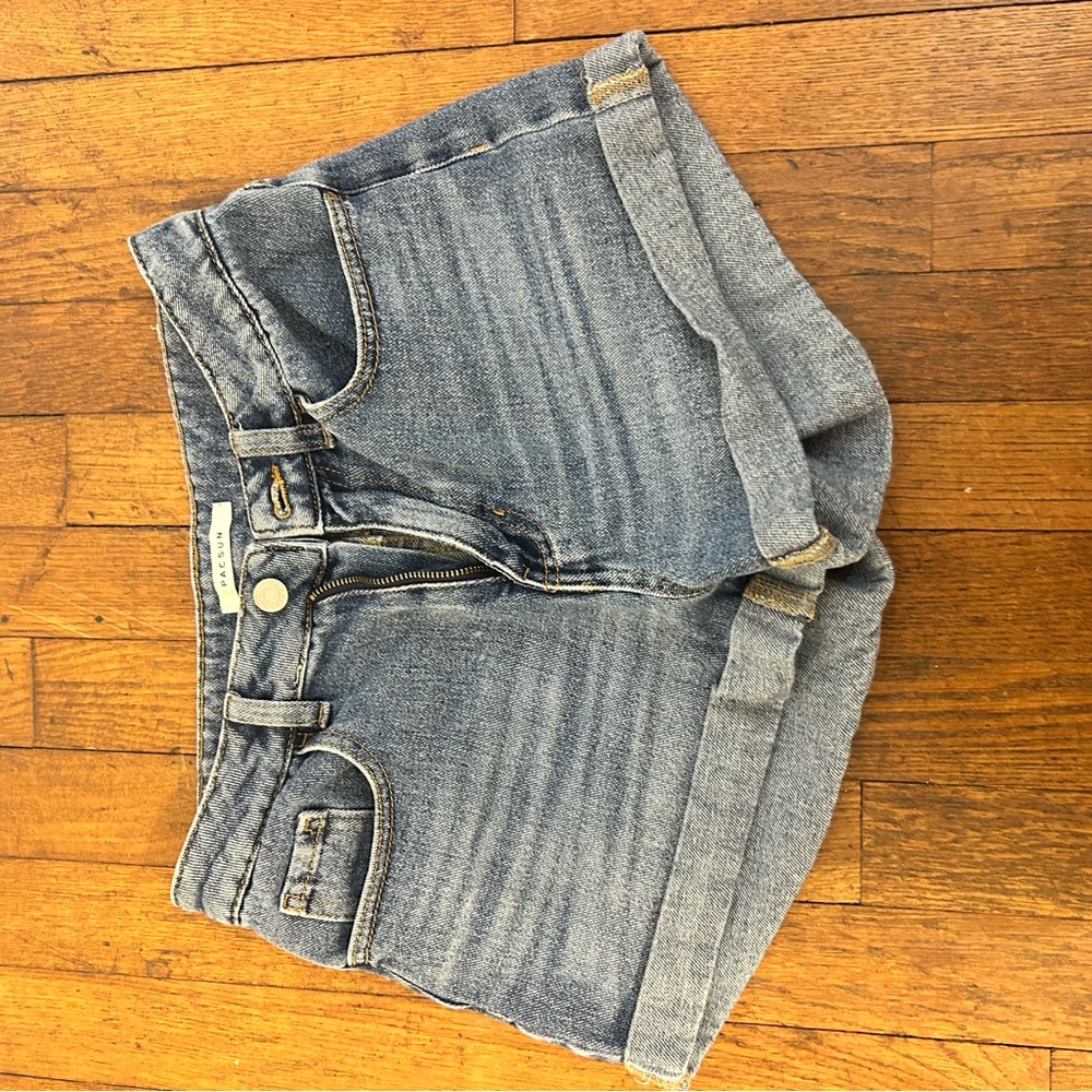 Blue Denim Shorts